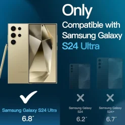 Schutzfolie Samsung Galaxy S24 Ultra 5G 6,8 Zoll Gehärtetes Glas Displayschutz