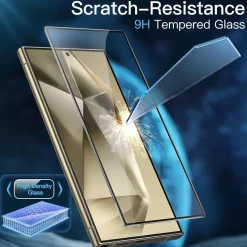 Schutzfolie Samsung Galaxy S24 Ultra 5G 6,8 Zoll Gehärtetes Glas Displayschutz