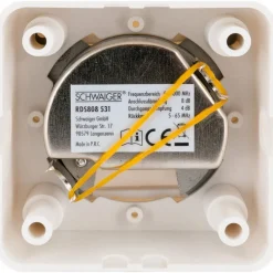 Schwaiger Multimedia Durchgangsdose Data Sat Radio TV BK Antenne Aufputz Dose