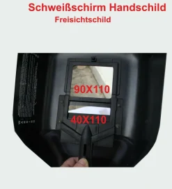Schweißschild/ Freisichtschild/ Schweißschirm/ Handschild/ Schweisschild/ Schweißglas