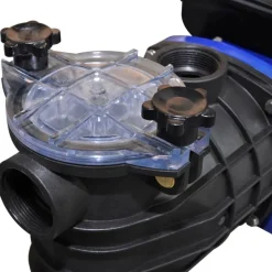 Schwimmbadpumpe Umwälzpumpe Poolpumpe Pumpe elektronik blau 500W