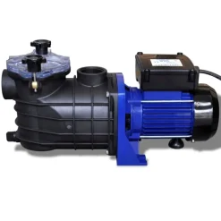 Schwimmbadpumpe Umwälzpumpe Poolpumpe Pumpe elektronik blau 500W