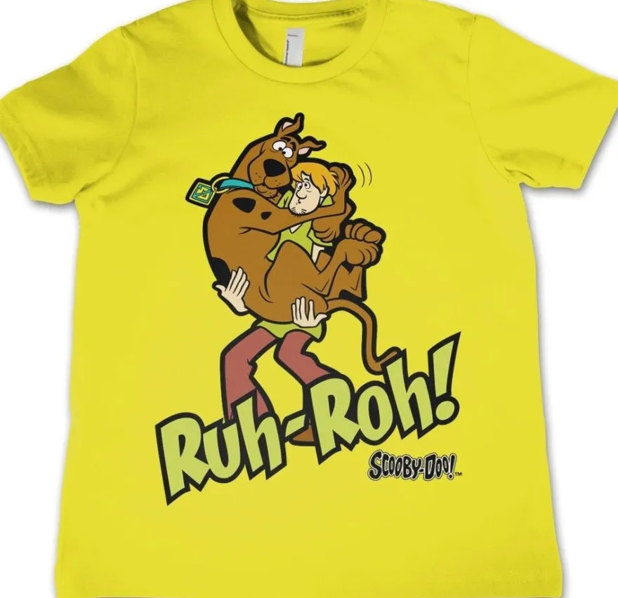 Scooby Doo Ruh-Ruh Kids Tee Kinder T-Shirt Yellow
