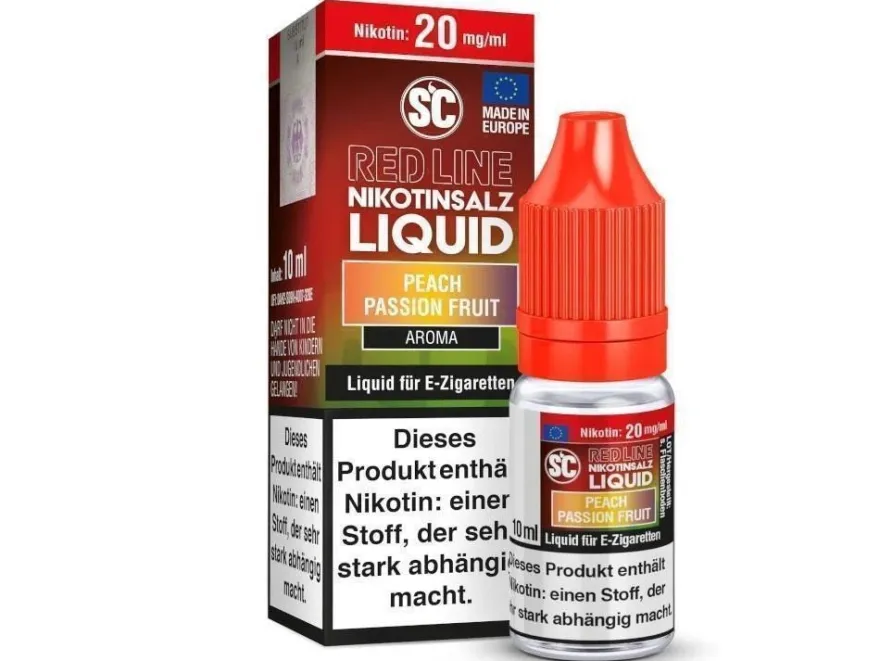 SC - Red Line - Peach Passion Fruit V2 - Nikotinsalz Liquid
