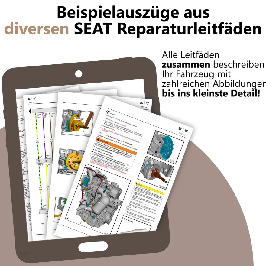 Seat Alhambra (95-10) Benzin 2,0l Einspritz- Zündanlage Reparaturanleitung eBook