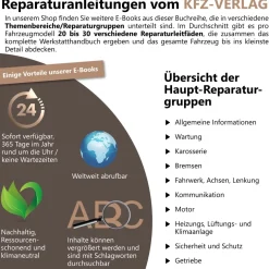 Seat Arosa 6H (97-04) Allgemeine Informationen Elektrik Reparaturanleitung eBook