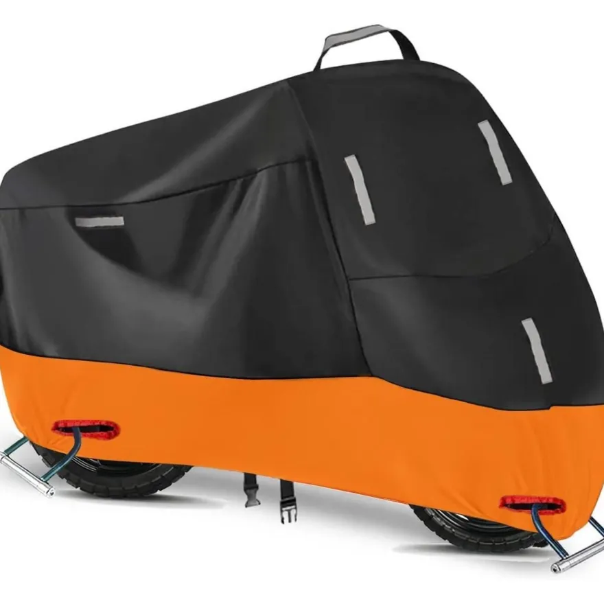 Seceles Motorrad Abdeckplane Outdoor 300D Wasserdicht für Roller, Moped, mit