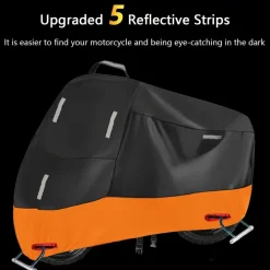Seceles Motorrad Abdeckplane Outdoor 300D Wasserdicht für Roller, Moped, mit