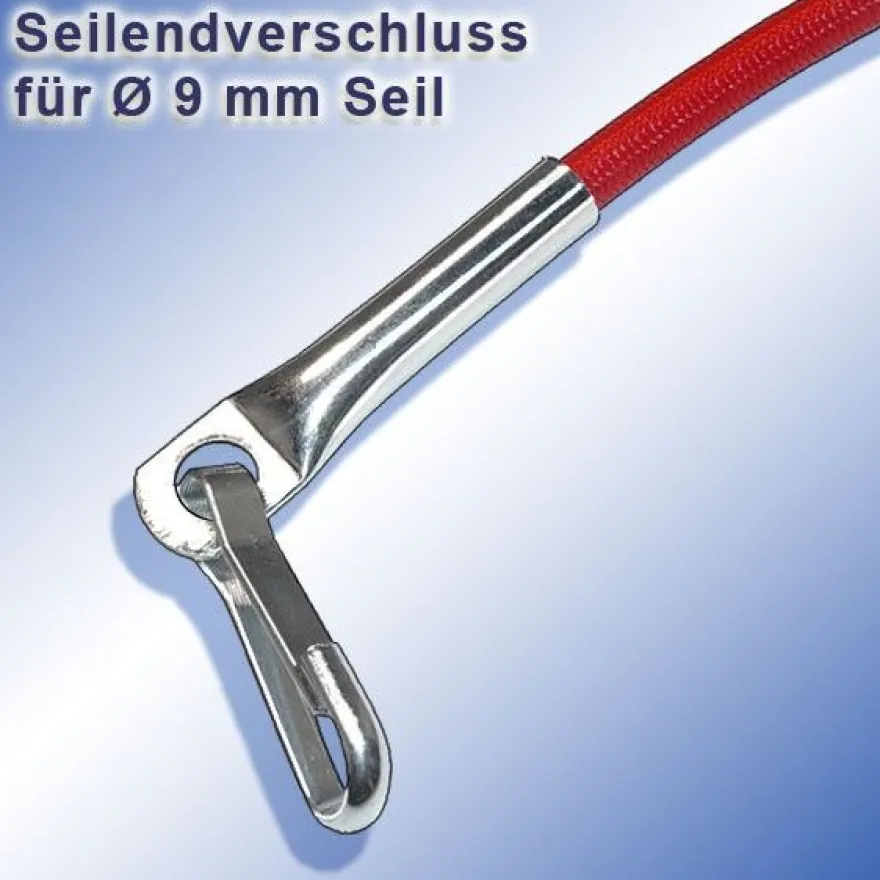 Seilendverschluss mit Simplexhaken oder ohne Simplex-Haken