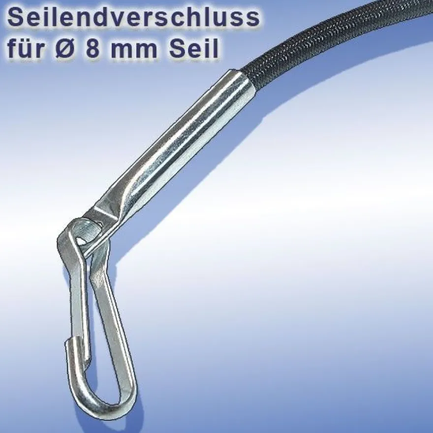 Seilendverschluss mit Simplexhaken oder ohne Simplex-Haken