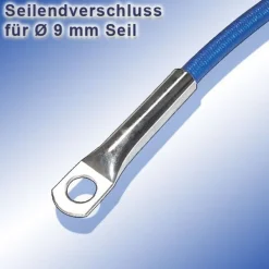 Seilendverschluss mit Simplexhaken oder ohne Simplex-Haken