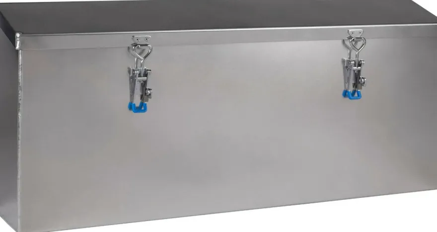 Seitenkasten Zubehörkiste Pferdeanhänger Alu glatt B 780xH380xT220 Nr. 560800