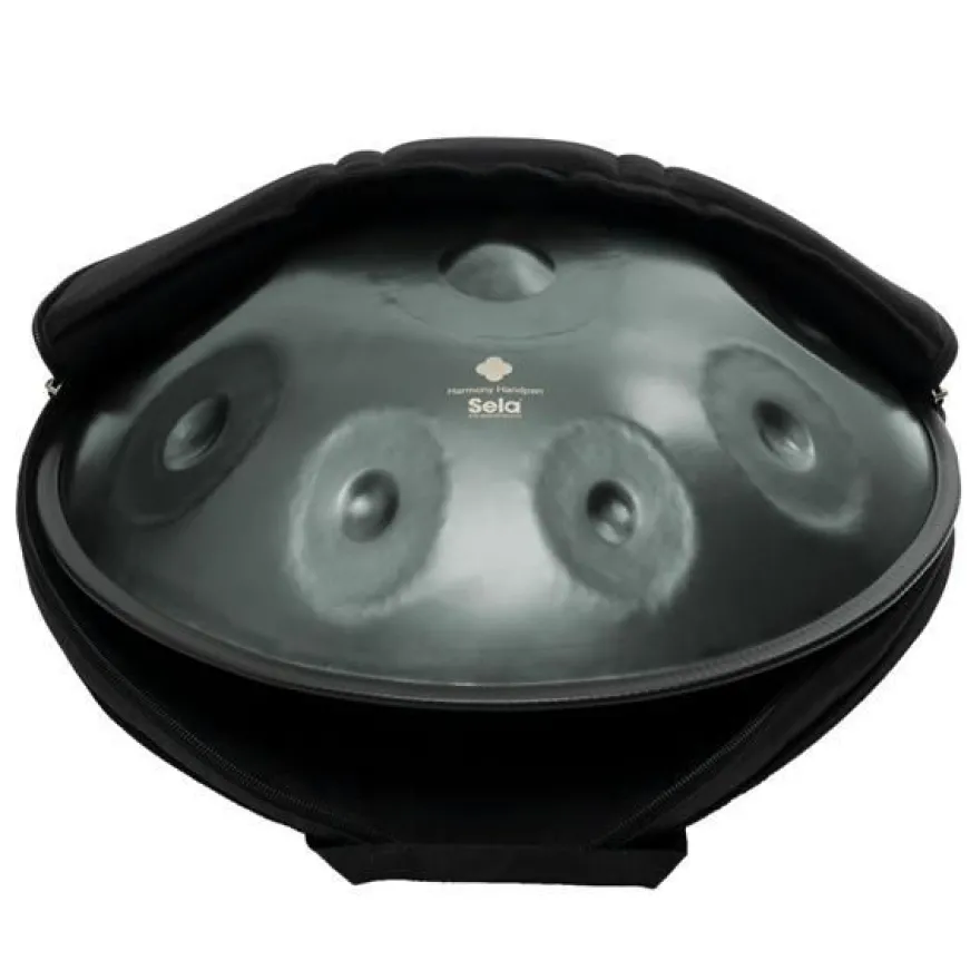 SELA Harmony Handpan Ø 57 cm F# Hijaz (440 Hz) Stahl nitriert inkl. Tasche
