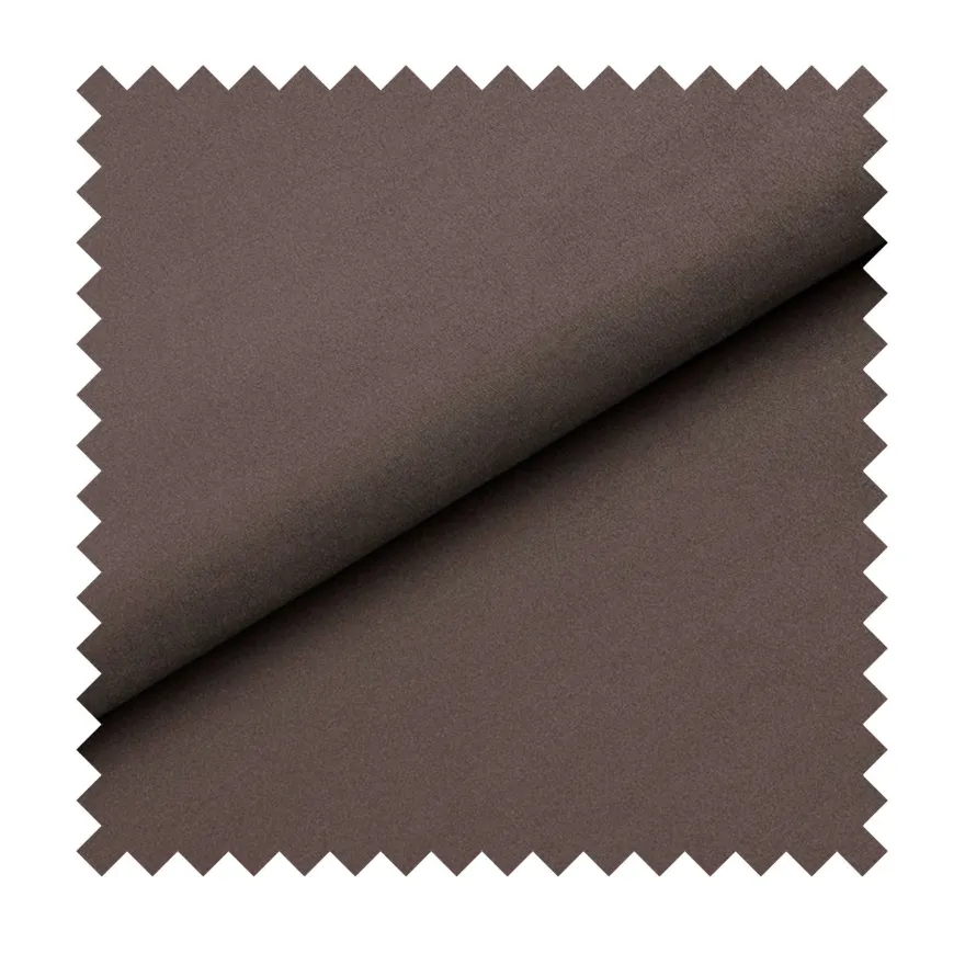 Selsey Cloudy - Kinderbett 90x200, mit Matratze, Rausfallschutz, Kopfteil links, Brau