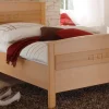 Senio Komfortbett Bett 100x200 Höhenverstellbar MDF Natur