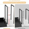 Serviettenhalter Schwarz Metall Marmor Serviettenspender Caddy Organisator