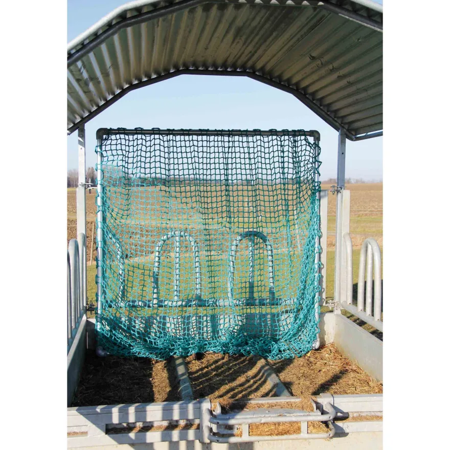 SET Heunetz 240x240 / 10cm + Rahmen f?r Viereckraufen 2 x 2 m