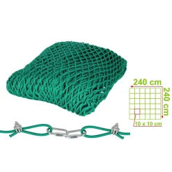 SET Heunetz 240x240 / 10cm + Rahmen f?r Viereckraufen 2 x 2 m