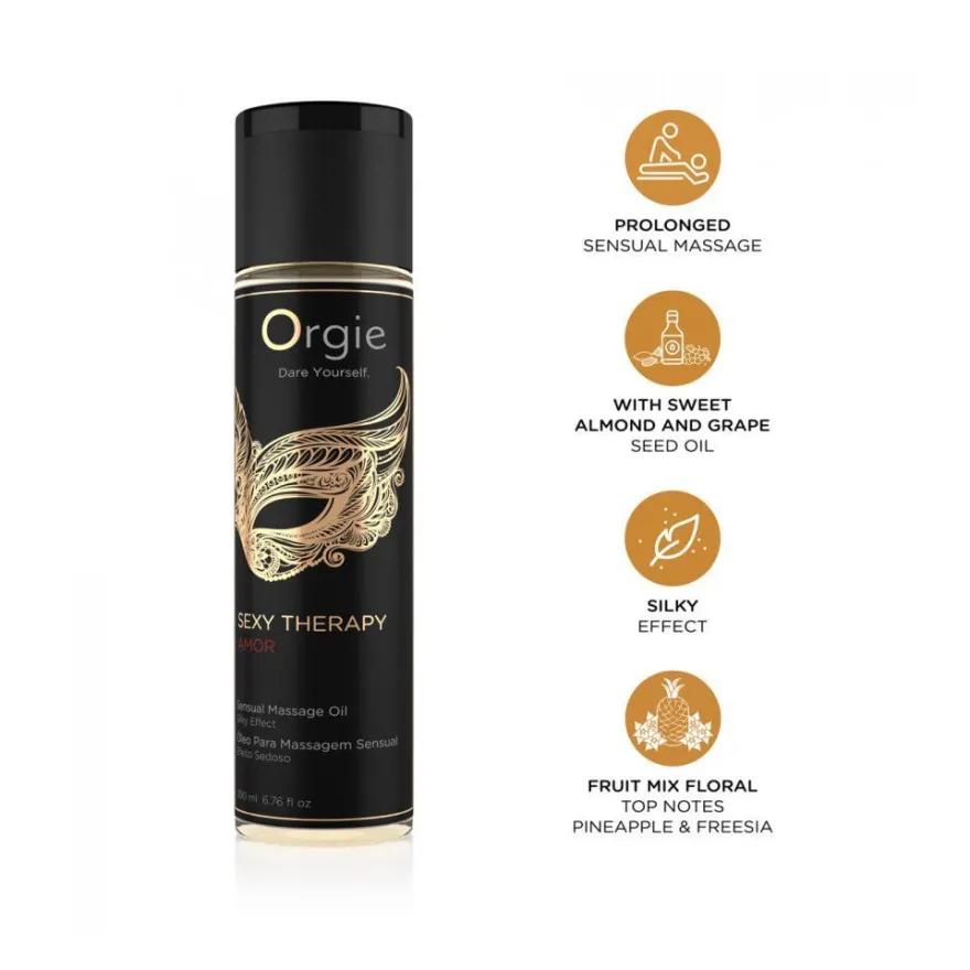 Sexy Therapy Amor - Massageöl - 7 fl oz/ 200 ml