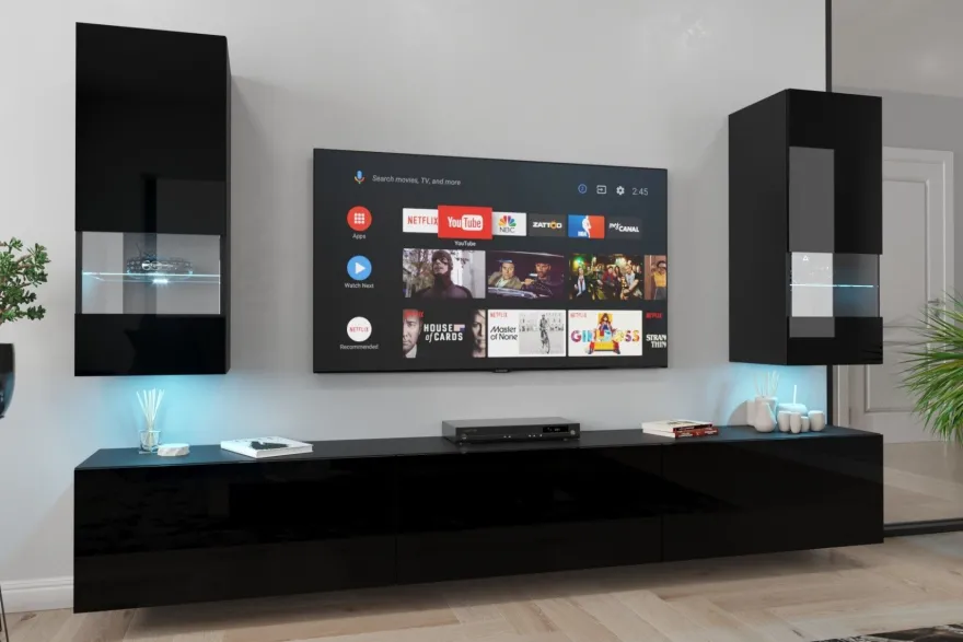 Sezana N21 Möbel für Wohnzimmer Wohnwand Mediawand Schrankwand Wohnschrank