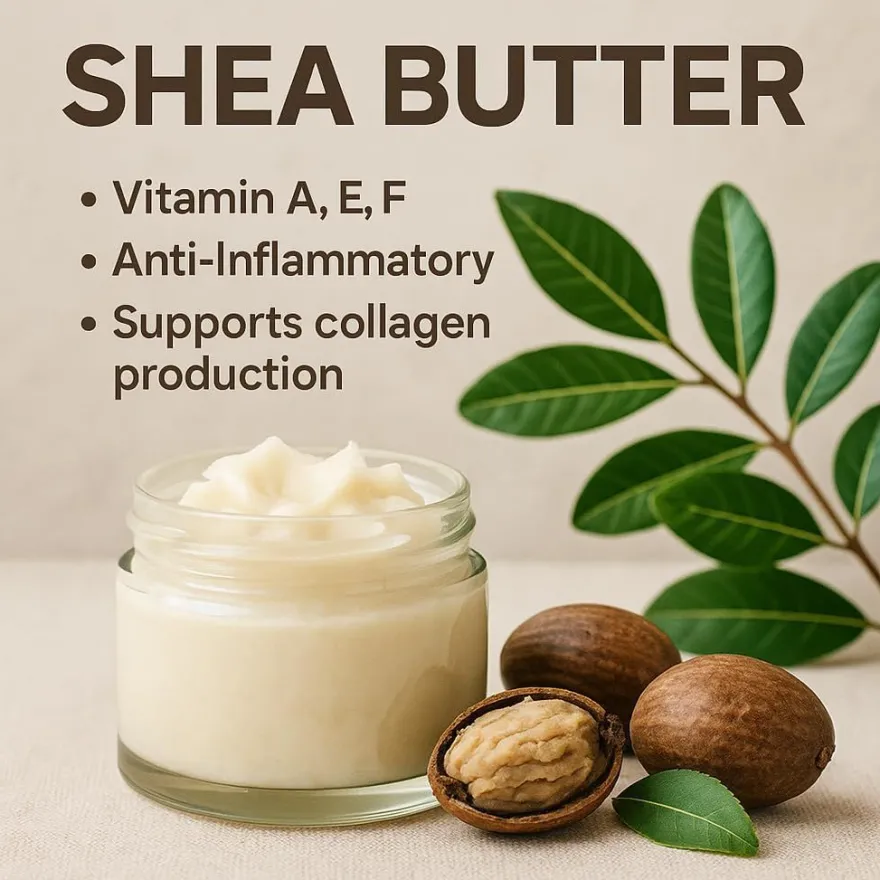 Sheabutter 5kg Unraffiniert A-Grade Handgeknetet Natur Körperbutter GiDeli