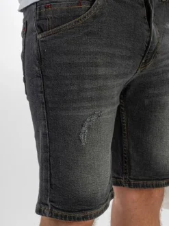 Shorts Herren Jeans Shorts Rock Creek Herren kurze Hose Bermuda Grau H-381 NEU