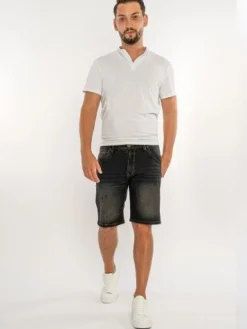 Shorts Herren Jeans Shorts Rock Creek Herren kurze Hose Bermuda Grau H-381 NEU