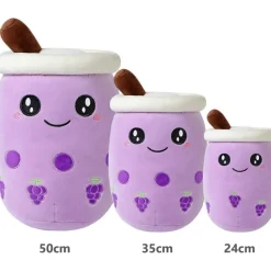 shownicer Boba Tea Plüschtier 35cm - Kawaii Bubble Tea Kuscheltier Stofftier