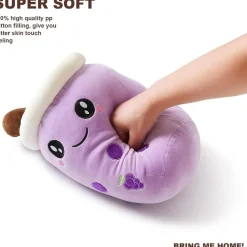 shownicer Boba Tea Plüschtier 35cm - Kawaii Bubble Tea Kuscheltier Stofftier