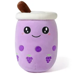 shownicer Boba Tea Plüschtier 35cm - Kawaii Bubble Tea Kuscheltier Stofftier