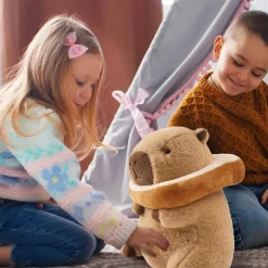 shownicer Plüschtier Capybara Brot Kuscheltier Stofftier Kawaii Kissen