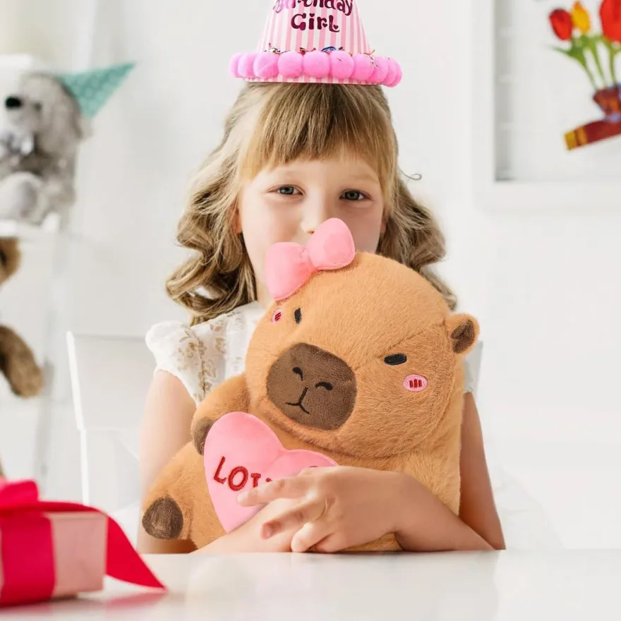 shownicer Plüschtier Capybara Kuscheltier Kawaii Stofftier Kissen Spielzeug