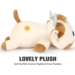 shownicer Plüschtier Kuh, Kawaii Milchkuh Kuscheltier Stofftier, weiches