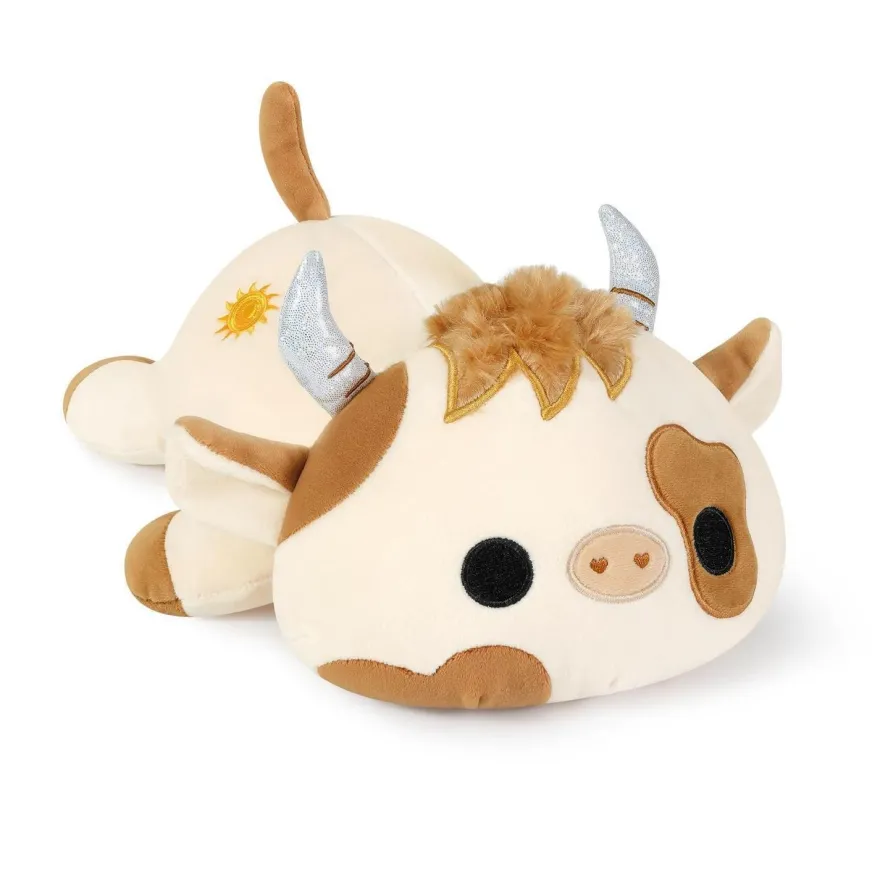 shownicer Plüschtier Kuh, Kawaii Milchkuh Kuscheltier Stofftier, weiches