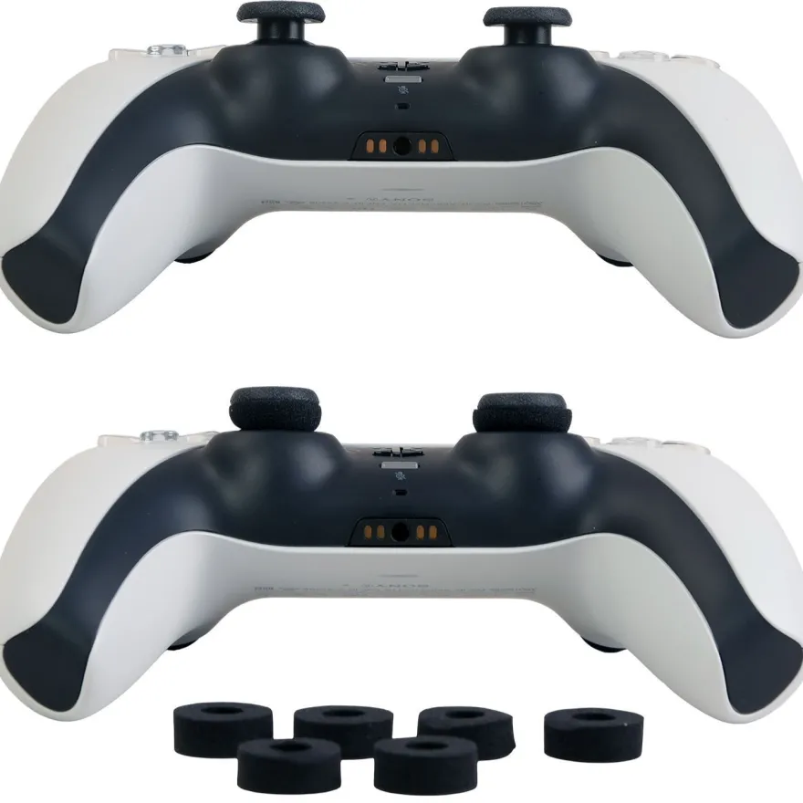 8 SHOXX Game Enhancer Stoß-Dämpfer Thumb-Stick Ringe für Sony PS4 PS5 Controller