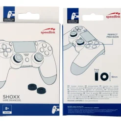 8 SHOXX Game Enhancer Stoß-Dämpfer Thumb-Stick Ringe für Sony PS4 PS5 Controller