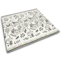 Sicherer Spielteppich für Babys - doppelseitig - 200x180cm - BPA-frei
