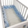Sicherer und stilvoller Bettgitter-Schutz - Skandinavisches Design - 280 cm - Blau
