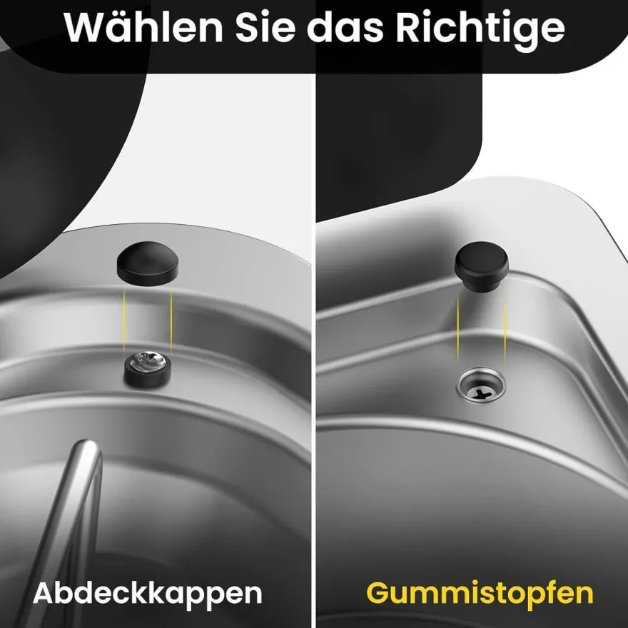 Siegvoll Gummistopfen für Dometic, Smev & Thetford Kochfelder, 8er-Set