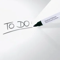SIGEL Großes Premium Glas-Whiteboard 200x100 cm super-weiß hochglänzend