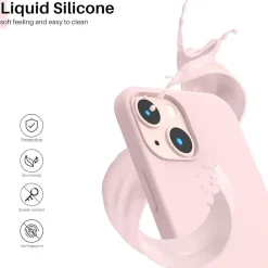Silikon Case Hülle für iPhone 13 Mini 5,4 Zoll Klee Grün