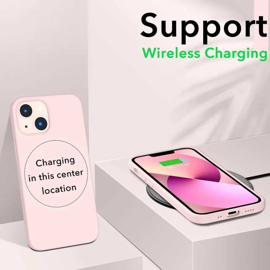 Silikon Case Hülle für iPhone 13 Mini 5,4 Zoll Klee Grün