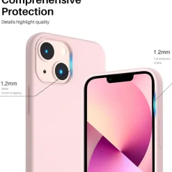 Silikon Case Hülle für iPhone 13 Mini 5,4 Zoll Klee Grün