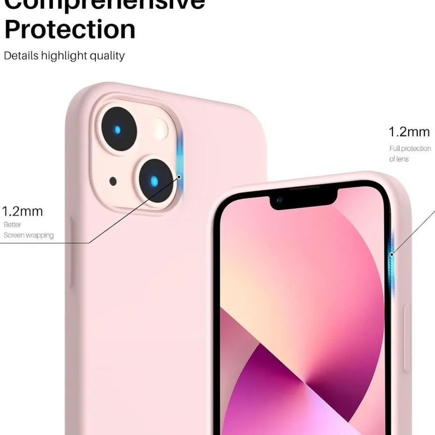 Silikon Case Hülle für iPhone 13 Mini 5,4 Zoll Klee Grün