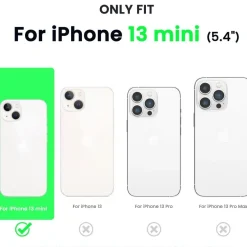 Silikon Case Hülle für iPhone 13 Mini 5,4 Zoll Klee Grün