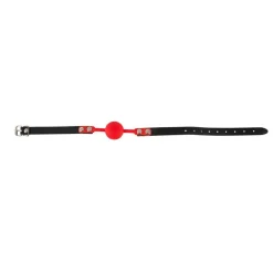 Silikon Mundknebel Knebel Bondage Mund Fetisch Toy Sklaven SM Rot Ø 4cm