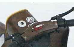 Simson KR 51/1 Schwalbe, Custom II, braun, Schuco Motorrad Modell 1:10