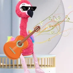 Singender Flamingo Plüschtiere Interaktives Plüsch Spielzeug