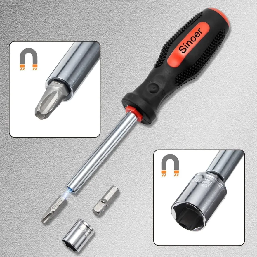 Sinoer 44-teiliges Magnetschraubendreher-Set mit Präzisionsschraubendrehern