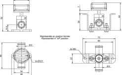 Sirocco VENTIL Messing MIT KNOPF FÜR Kühlwasserheizung Heizung Typ 2x16mm